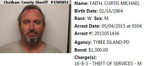 Curtis Michael Faith Arrest